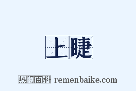 上睫是什么意思的图片